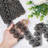 5 Yards Filigree Polyester Lace Trim OCOR-GF0002-13B-3