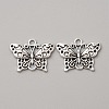 Tibetan Style Alloy Connector Rhinestone Settings FIND-CJC0011-04AS-1