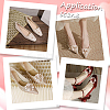 4Pcs Alloy Rhinestone Shoe Decorations FIND-GF0006-58-5