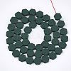 Spray Painted Non-magnetic Synthetic Hematite Beads Strands G-T116-03C-14-2