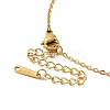 Pink Cubic Zirconia Pendant Necklace LS-NJEW-H161-01A-4