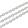 Tarnish Resistant 304 Stainless Steel Cable Chains X-CHS-Q001-15-100m-1