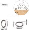 304 Stainless Steel Open Jump Rings Jewelry Findings STAS-PH0019-01P-2