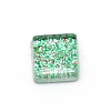 Glitter Glass Cabochons GLAA-WH0018-91P-1