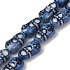 Handmade Porcelain Beads Strands PORC-I027-18B-1