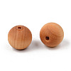 Natural Wood Beads WOOD-R268-10mm-3