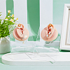 2Pcs Soft Silicone Ear Displays Mould for Earring Display ODIS-NB0001-39-5