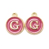 Golden Plated Alloy Enamel Charms LS-ENAM-S118-08G-1