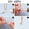 PVD Vacuum Plating 304 Stainless Steel Cup Pearl Peg Bails Pin Pendants LS-STAS-I120-56-G-3