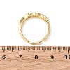 Adjustable Brass Micro Pave Cubic Zirconia Finger Rings for Women RJEW-K264-03G-5
