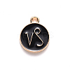 Alloy Enamel Pendants X-ENAM-S124-01A-08E-2