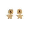 304 Stainless Steel Stud Earrings for Women EJEW-E603-05C-G-1