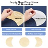 Acrylic Moon Phase Mirror Wall Decor DIY-WH0167-60B-6