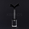 3Pcs 3 Sizes Organic Glass Bracelet Earring Riser Stands EDIS-Q044-01-2