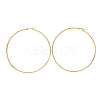 304 Stainless Steel Big Hoop Earrings EJEW-F188-24G-G-1