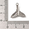 Anti-Tarnish 304 Stainless Steel Pendants STAS-M075-19P-3