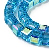 Electroplate Glass Beads Strands EGLA-M031-01A-HR05-3
