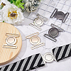 6Sets 3 Colors Zinc Alloy Side Release Buckles FIND-BC0002-43-6