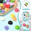36Pcs 12 Colors Opaque Acrylic Beads SACR-CJ0001-84-3