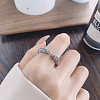 Dragon 925 Sterling Silver Adjustable Cuff Rings FS-WGB89B1-01-4