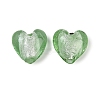 Handmade Silver Foil Lampwork Glass Beads LAMP-Q005-06F-1