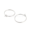 Brass Hoop Earring Findings KK-R112-038B-2