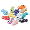 60Pcs 12 Styles Glazed Porcelain Beads PORC-FH0001-14-1