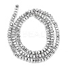 Electroplate Glass Beads Strands GLAA-Q105-03U-2