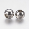Tarnish Resistant 201 Stainless Steel Beads X-STAS-F141-17P-1