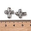 Tibetan Style Alloy Beads PALLOY-A018-B-NR-3