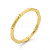 PVD Vacuum Plating 304 Stainless Steel Bamboo Finger Ring for Men Women RJEW-A013-01G-2