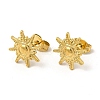 Ion Plating(IP) 304 Stainless Steel Sun Stud Earrings for Women EJEW-I281-04G-1