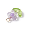Transparent Acrylic Pendants PALLOY-JF03713-02-5