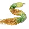 Transparent Gradient Color Glass Beads Strands X1-GLAA-H021-01B-15-1