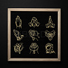 Nickel Decoration Stickers DIY-WH0450-091-4