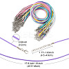 36Pcs 6 Colors Waxed Cord Necklace Making NCOR-FS0001-04-4