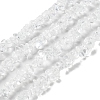 Spray Painted Transparent Glass Beads Strands GLAA-P060-01A-14-1