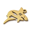 201 Stainless Steel Pendants STAS-U016-08G-02-2