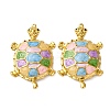304 Stainless Steel Enamel Big Pendants X-STAS-L299-24G-03-1