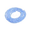 Electroplate Glass Beads Strands EGLA-A044-T1mm-L14-3