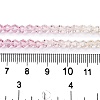Gradient Color Baking Paint Glass Bead Strands DGLA-A039-T2mm-A01-5