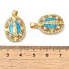 Rack Plating Brass Micro Pave Cubic Zirconia Earrings KK-P268-06A-G-4