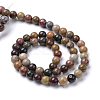 Natural River Stone Beads Strands X-G-R412-24-8mm-2
