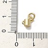 Golden Brass Charms KK-H493-01G-14-3