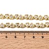 Brass Micro Pave Cubic Zirconia Geometric Tennis Necklaces NJEW-C121-02A-G-5
