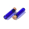 Tube Glass Cork Bottles Ornament AJEW-O032-04B-2