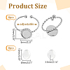 DIY Oval Finger Ring Making Kits DIY-ME0002-68P-2