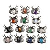 Natural & Synthetic Mixed Gemstone Pendants G-G147-05AS-1
