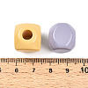 Opaque Acrylic European Large Hole Beads OACR-I015-65-3