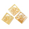 Natural Yellow Shell Pendants SSHEL-N038-03B-1